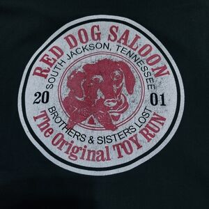 Y2K  Red Dog Saloon Toy Run  Biker Harley Davidson vintage tee shirt  2001   XL